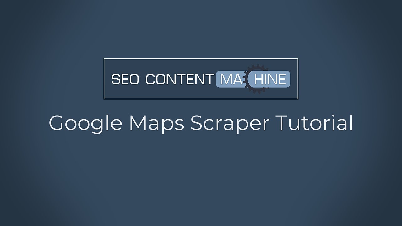 Google Maps Scraper Tutorial - YouTube