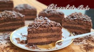 리얼 초콜릿 케이크 만들기 / How to make best chocolate cake / 초코 생크림 / 초콜릿 가나슈 만들기 / Chocolate Ganache Recipe