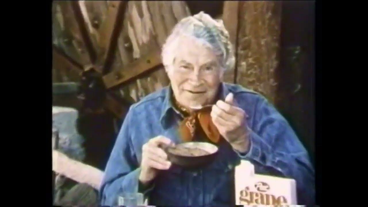 Grape Nuts commercial Euell Gibbons YouTube