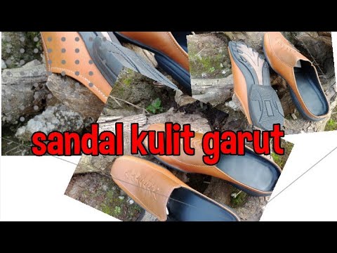  Sandal  keren kulit  pria murah produksi di  garut YouTube