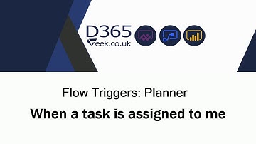 Flow Triggers: Planner -  When A Task Is Assigned To Me