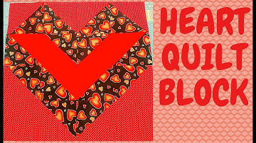 VALENTINE HEART QUILT BLOCK
