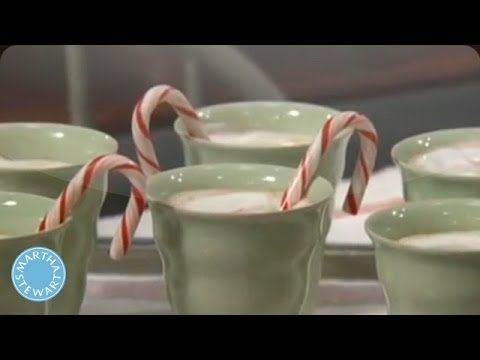 Peppermint Hot Chocolate - Martha Stewart