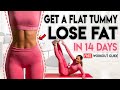 GET A FLAT STOMACH and LOSE FAT in 14 Days | Free Home Workout Guide