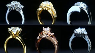 ENGAGEMENT RING METAL BUYING GUIDE! Design Materials: Yellow Gold, vs White, Rose, 18k 14k, Platinum