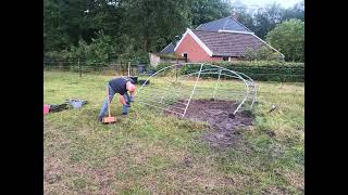 Het Afbreken Van De Kroftman Weidetent Juli 2025