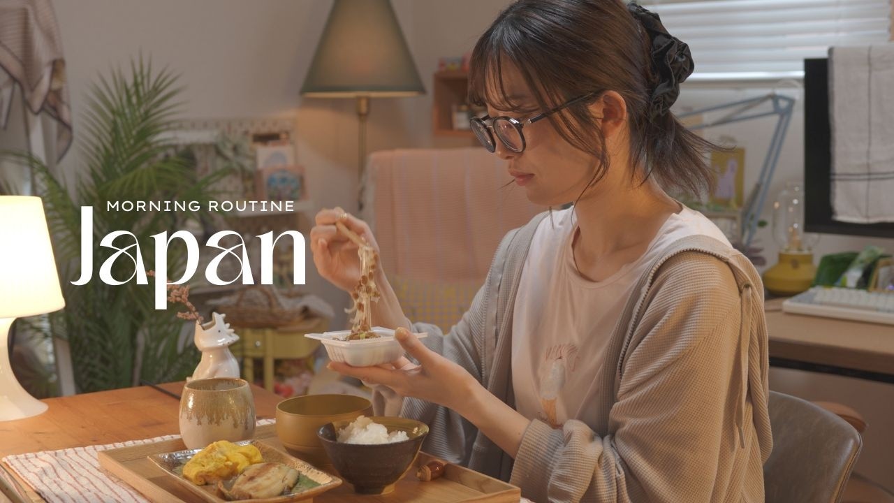 Quiet Morning in My Tiny Japan Apartment 🇯🇵 Cozy Work from Home Routine & Japanese Breakfast