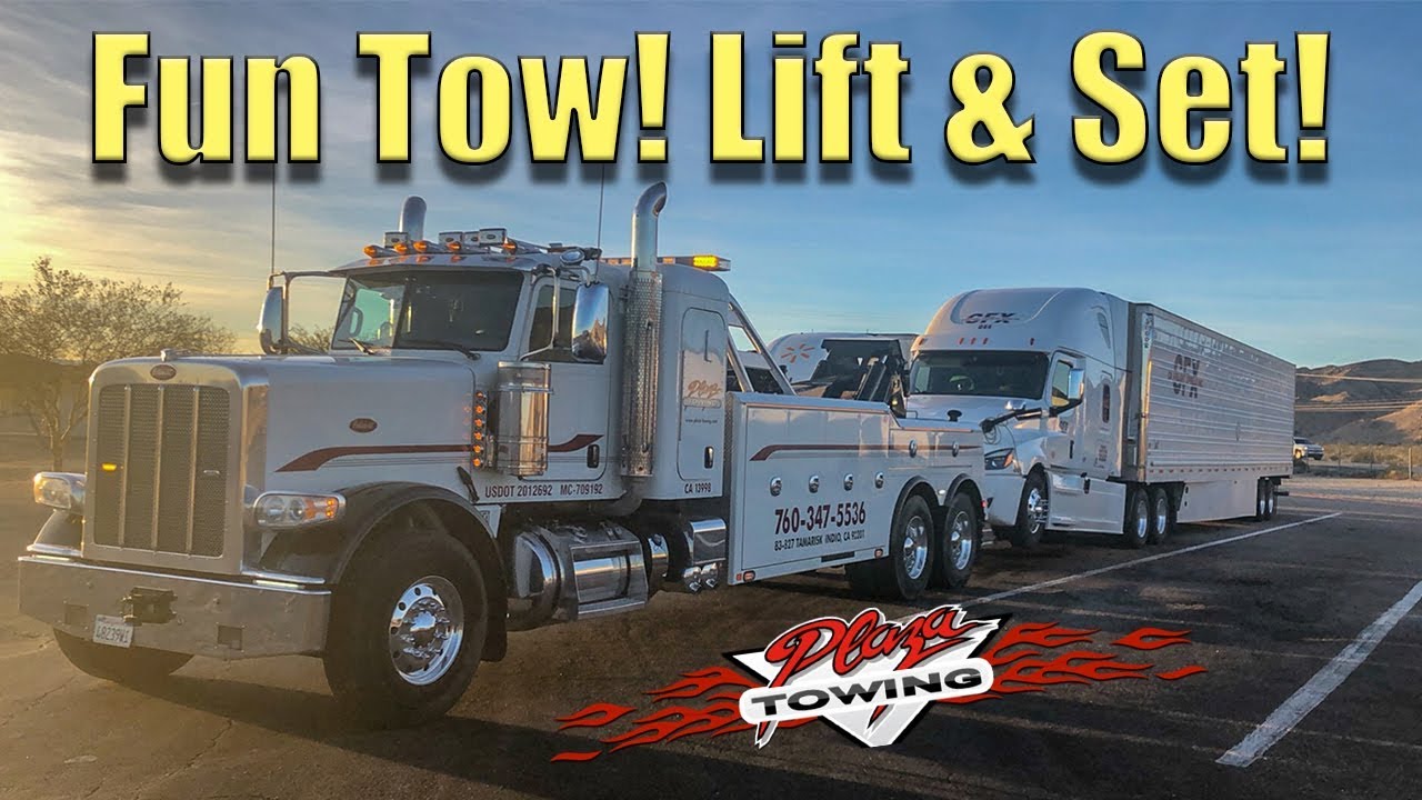 Tractor Trailer Tow! Quick Hook And Book Tow 