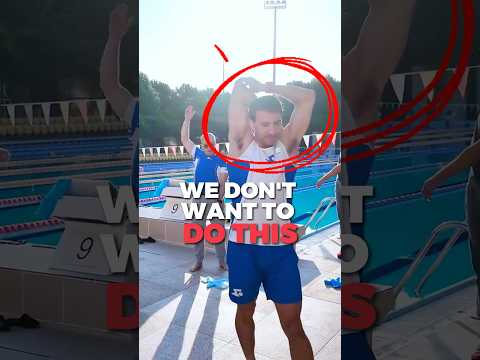 Don’t do static stretches before you swim! 🏊♂️