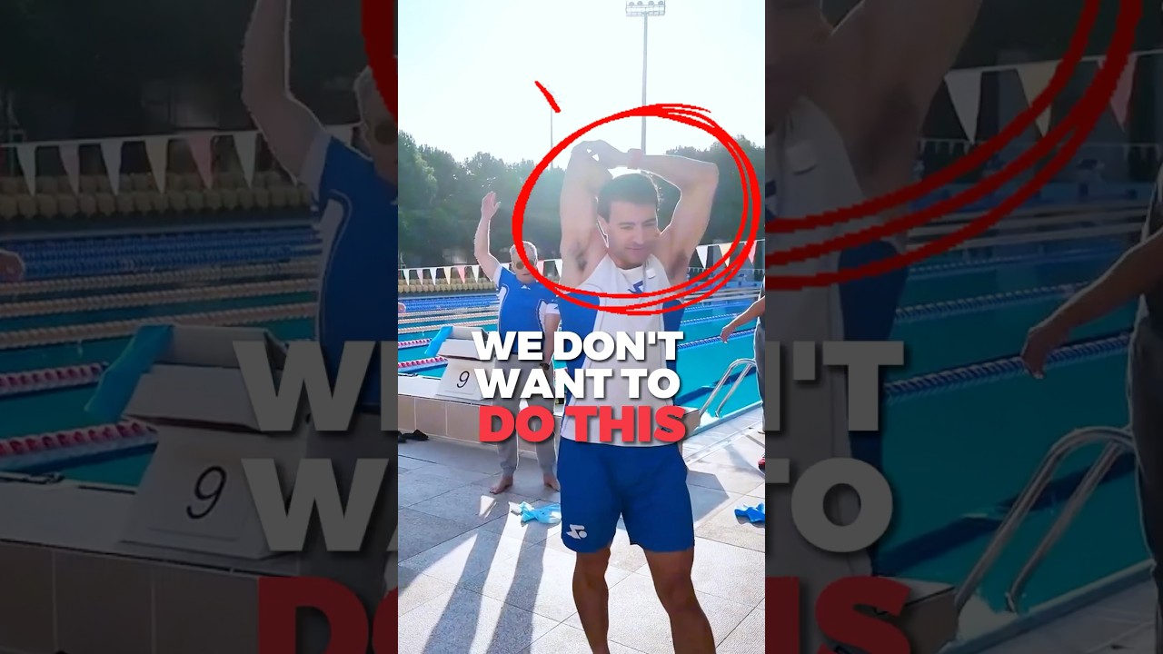 Don’t do static stretches before you swim! 🏊‍♂️