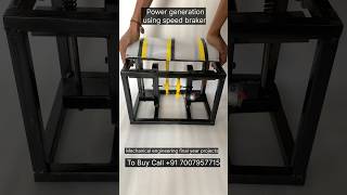 Power generation from speed breaker mechanical engineering final year project
