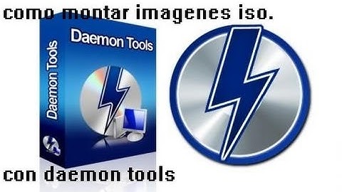 COMO MONTAR IMAGENES ISO-con daemon tools