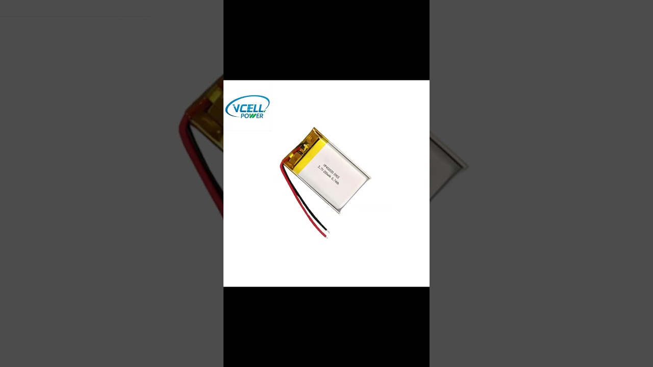 Factory direct sale 402030 3.7V 200mAh lithium polymer 