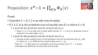 “Cyclotomic Polynomials” by Ruth Alemu Mekonnen