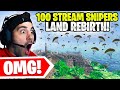 Telling EVERY Stream Sniper To Land Rebirth Island! 😧 (INSANE)