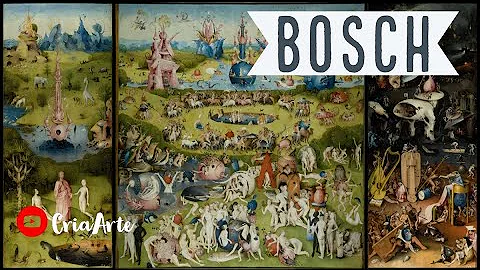 Como Bosch descreve um tríptico descreva o tema abordado em cada parte?