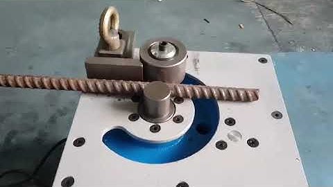 Hướng dẫn sử dụng máy uốn sắt phi 25 Hàn Quốc