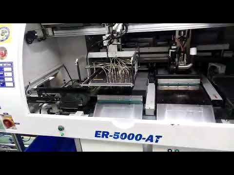 ELITE ER5000AT INLINE PCB ROUTING MACHINE - YouTube