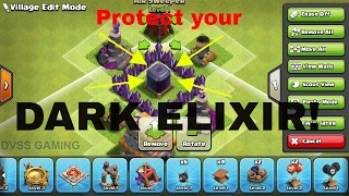 Clash Of Clansth7 Dark Elixir Farming Base