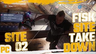 How to Take Down Fisk Construction Site With Bonus Objectives I Spider-man Remastered PC I No Commen