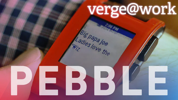 Verge@work: staying notified with the Pebble smart...