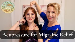 4 Acupressure Points for Migraine Relief | Natural Headache Relief🌿