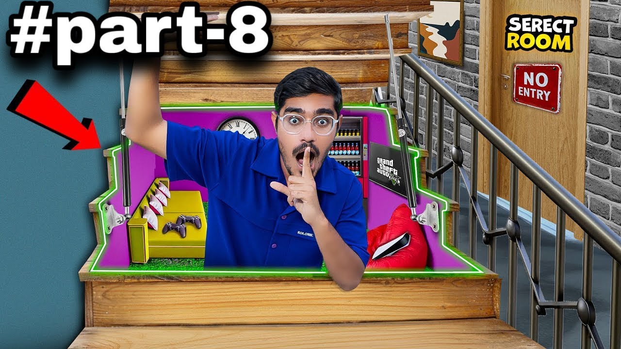 Secret Room Challenge Part-5 🔥| इस खुफिया घर को कोई नहीं ढूँढ सकता | crazy xyz