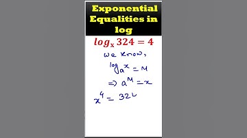 Exponential Equalities in log, A Nice math Olympiad #short #olympiad #mathematics #maths #exponents