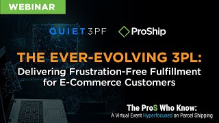 The Ever Evolving 3PL: Delivering Frustration Free Fulfillment for E Commerce Customers