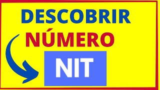 CONSULTA NIT: COMO SABER NÚMERO DO NIT