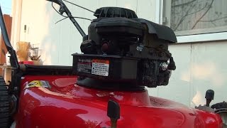 How to repair a Briggs and Stratton lawnmower fuel problem diaphragm lawn mower carburetor rebuild