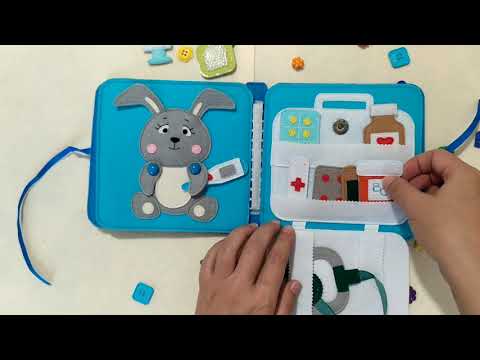 Обзор фетровой книги "Попугай"