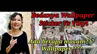 Jangan Salah Beli? bedanya Wallpaper Vinyl Vs Wallpaper Sticker| Wallpaper Dinding| Brickfoam