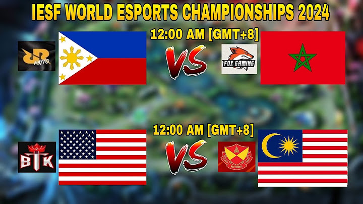 IESF WORLD ESPORTS CHAMPIONSHIPS 2024 TEAM INDONESIA VS TEAM GUAM [ENG]