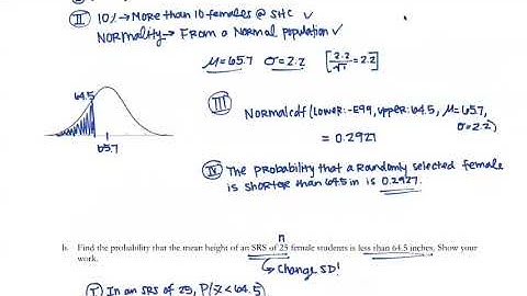 7.3 Sampling Dist. of Means #2