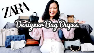 ZARA DESIGNER HANDBAG DUPES | Zara haul, 15 bags under $50, Fall Winter 2020 trendy designer bags