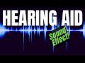 Hearing aid feedback sound effect for content creators sounddesign royaltyfree