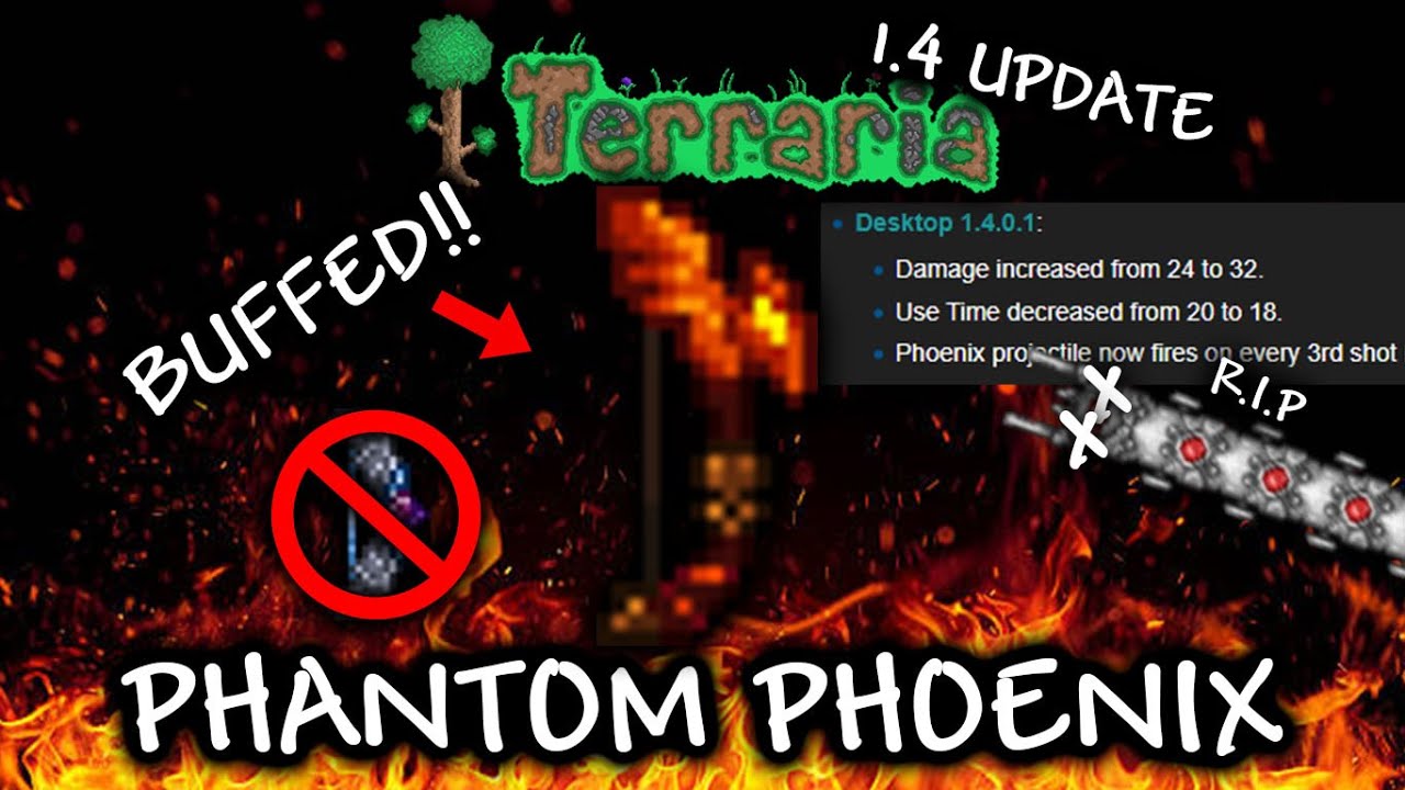 Phantom Phoenix - Daedalus Stormbow but BETTER?! in Terraria 1.4 Update (Showcase & How to Get It)
