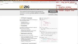 zin - zig build text editor