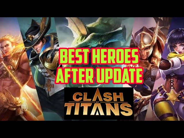 Top 10 Heroes to Play in Clash of titans 2022 #clashoftitans #moba  #top10#clashoftitansvideos 