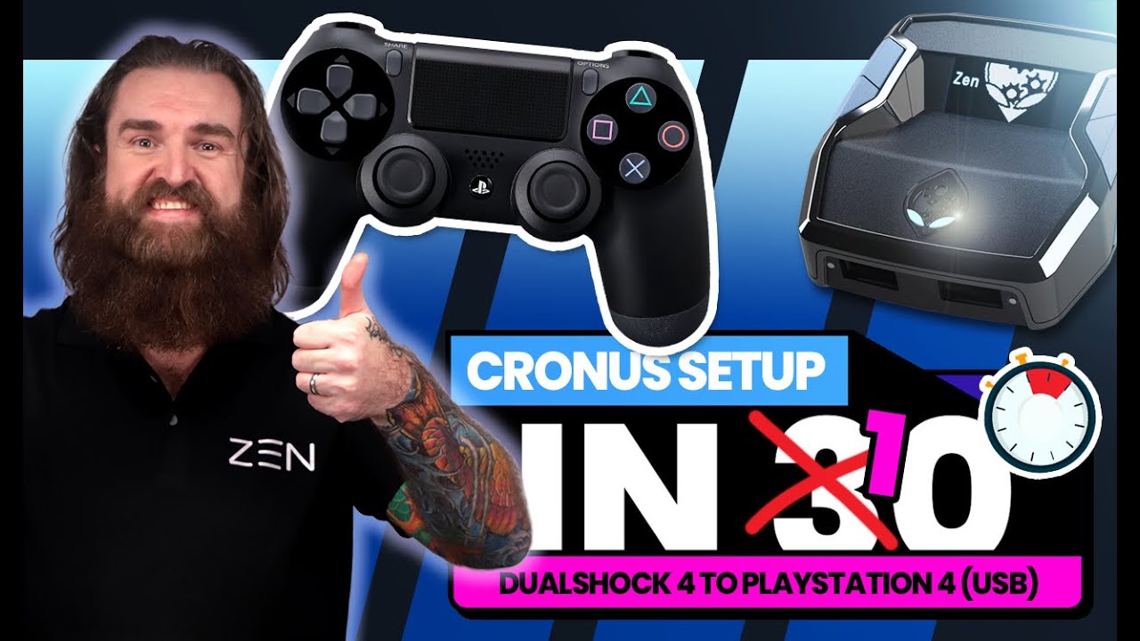 CRONUS IN 10: DualShock 4 Controller to PlayStation 4 WITHOUT ZEN STUDIO!!  (2022) 