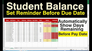 student fee management system with Due Date Reminder
