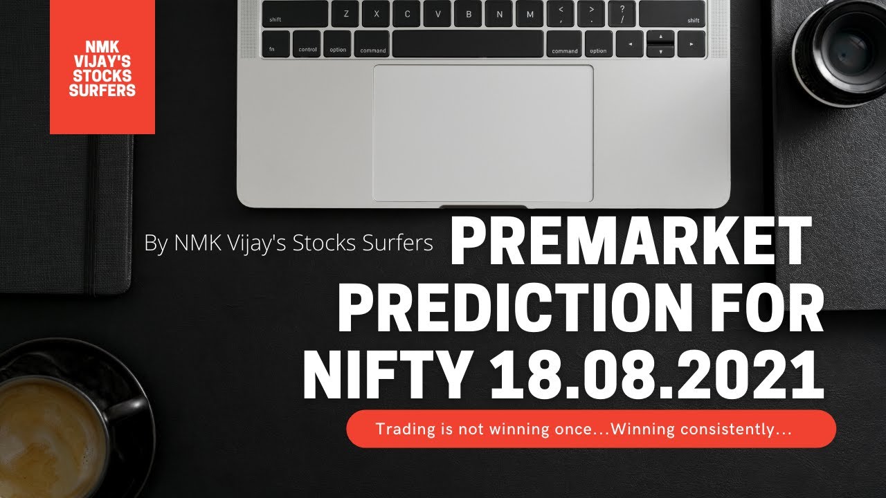Nifty Premarket Prediction For 18.08.2021 Using Elliott Wave Theory (ENGLISH)