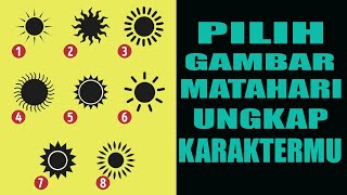 Tes Kepribadian dari memilih  gambar MATAHARI