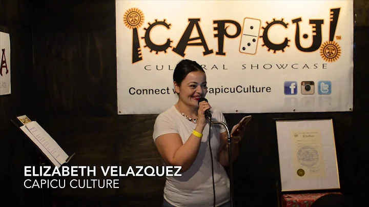 Elizabeth Velazquez  Open Mic Capicu Culture 9th A...
