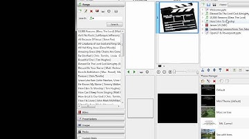 How to Display a Service in OpenLP