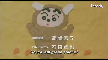 Crayon Shinchan Opening Song | Japanese audio | English sub