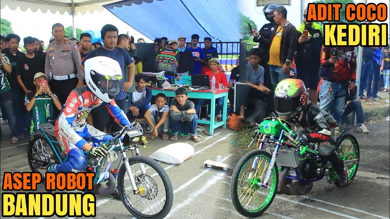 ASEP ROBOT PEMEGANG REKOR NINJA TUNE UP 155CC TERCAPAT  DARI TEAM VIISTORE MAKASSAR