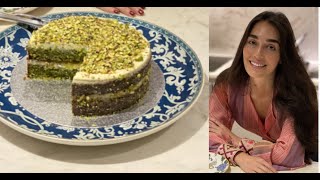 Persian Pistachio &amp; Cardamom Cake by London&#39;s Rosewater Bakery