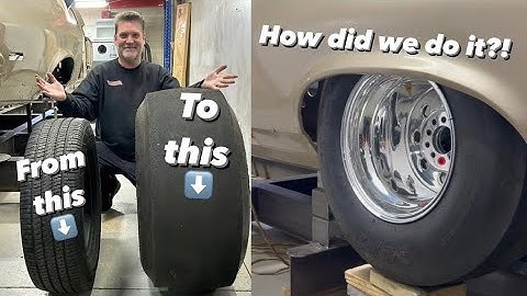 How to go from LITTLES to BIGS (29”x10.5” Slicks) with  some fabrication involved!👀